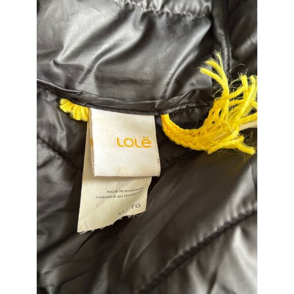 Lolë Emeline Insulated Down Black Puffer Jacket Hooded Women's Size XL - Picture 7 of 9